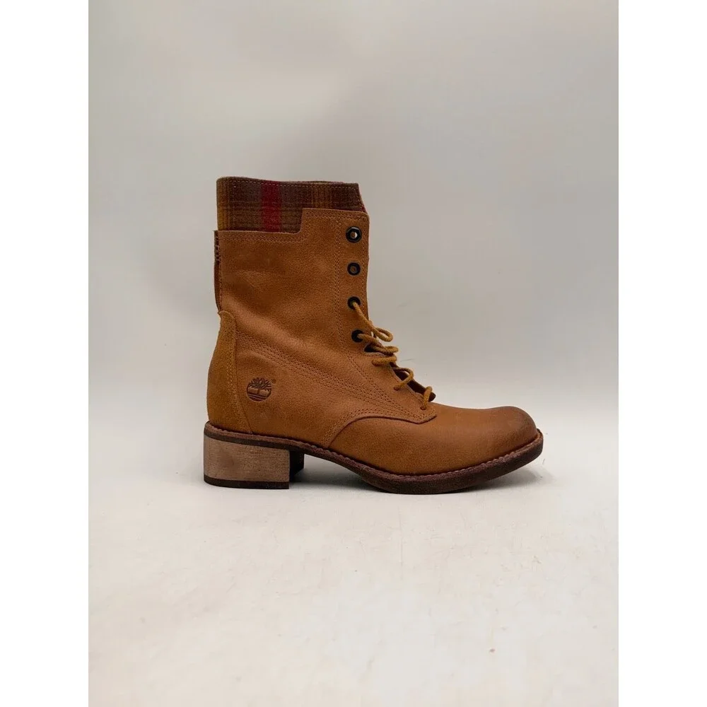 Timberland TB0A12IN Women's NEW With Defects Boots Beige US Size 6.5 - Picture 4 of 11